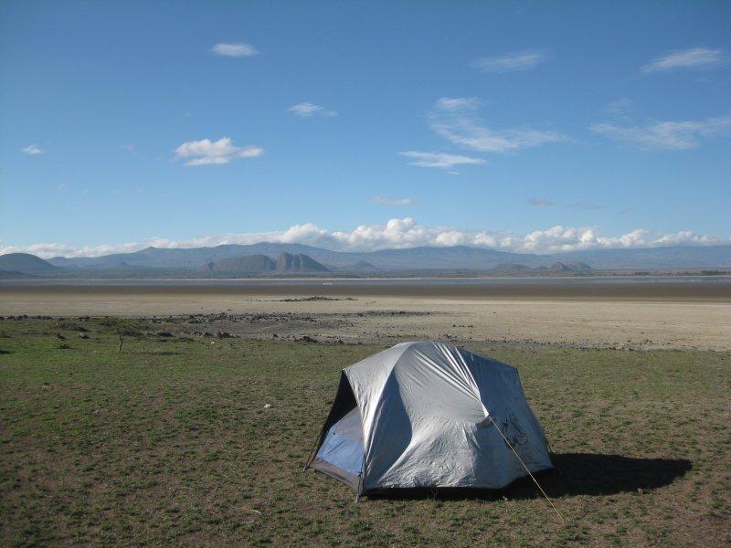 Camping in solitutde