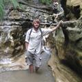 Wading down the gorge