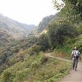 Jose subiendo la montaña / going up the mountain