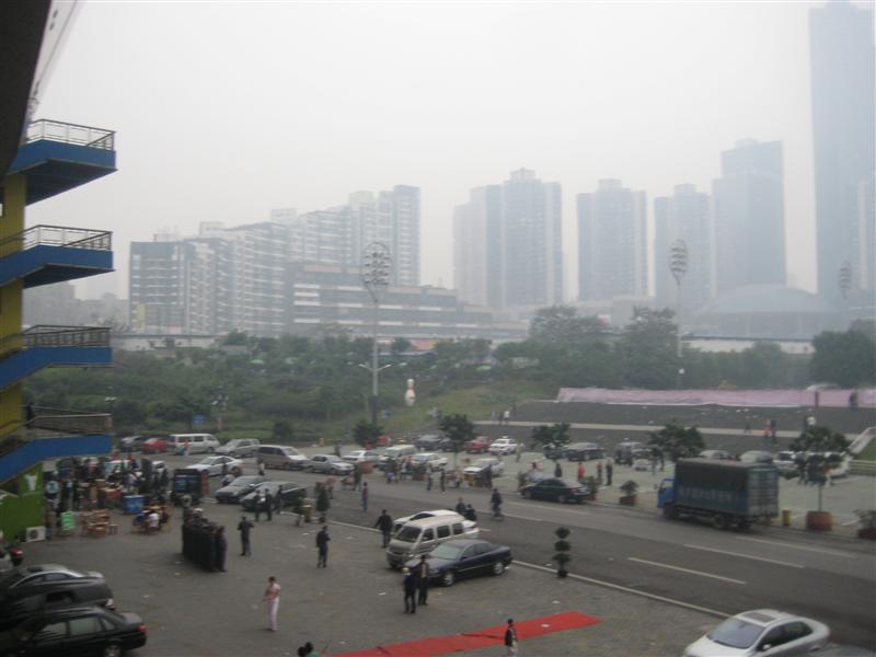 view from the stadium