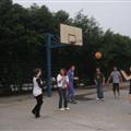 basketball game in costume